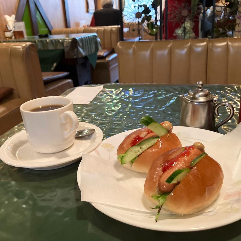 ホットドッグセット(喫茶 シルクロード)