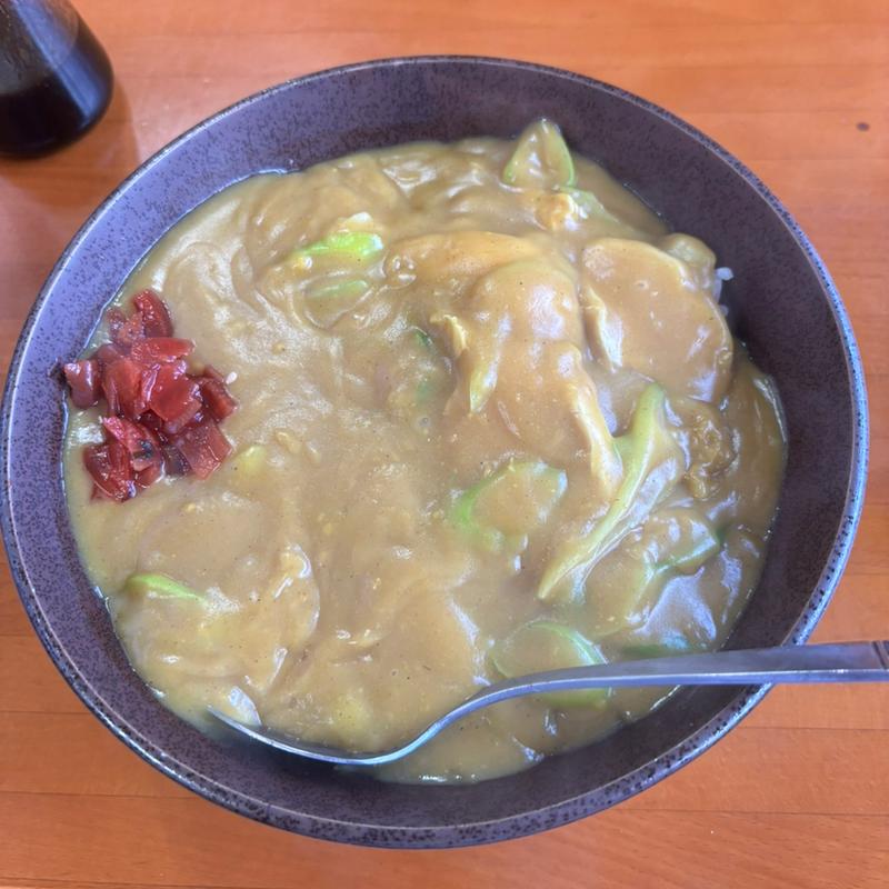 そば屋のカレー丼(坂本屋 )