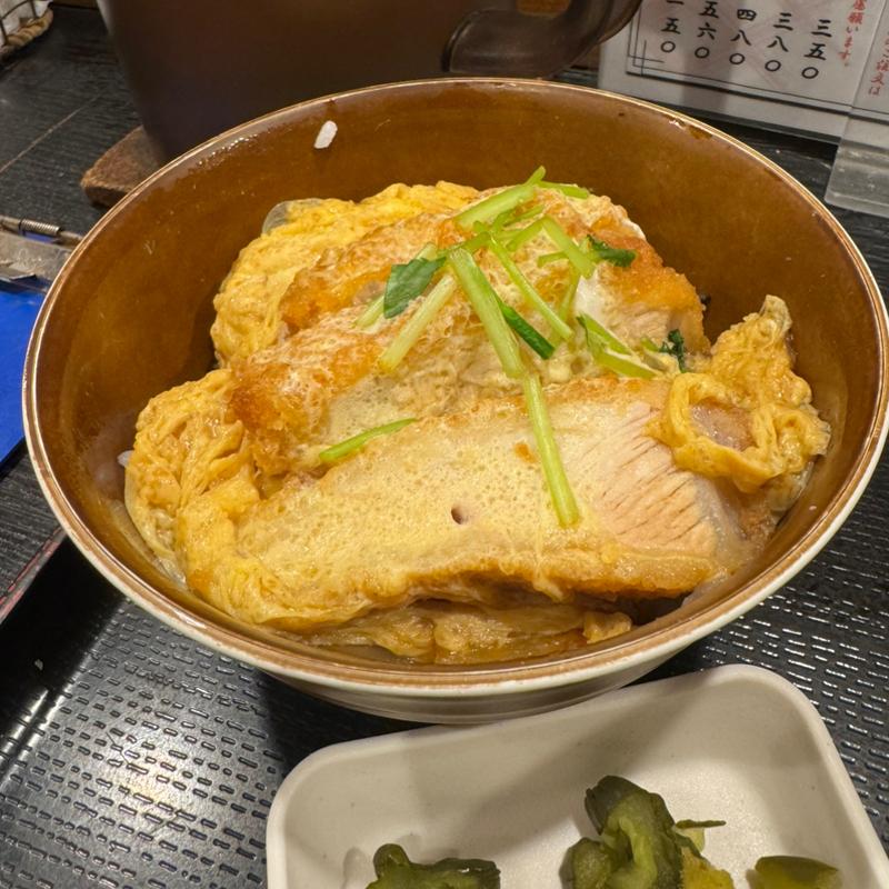 ミニカツ丼セット(そば処寿毛平)