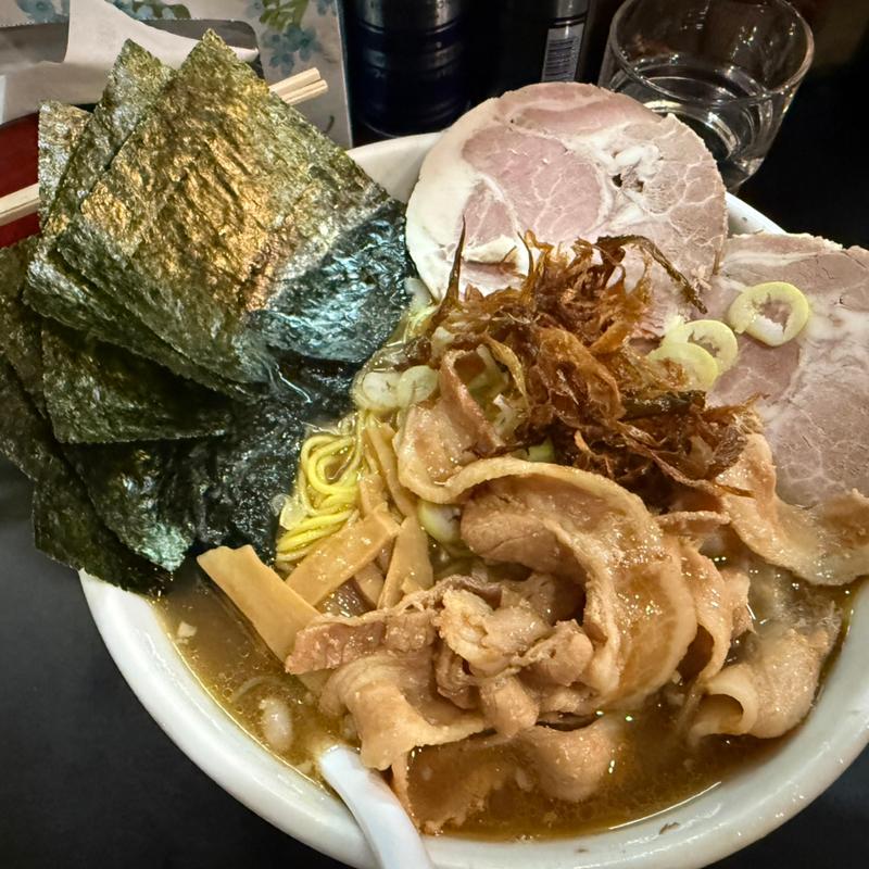 伊勢海老15kgSPラーメン大盛り、つけ玉、海苔(一条流がんこ総本家分家荒木町)