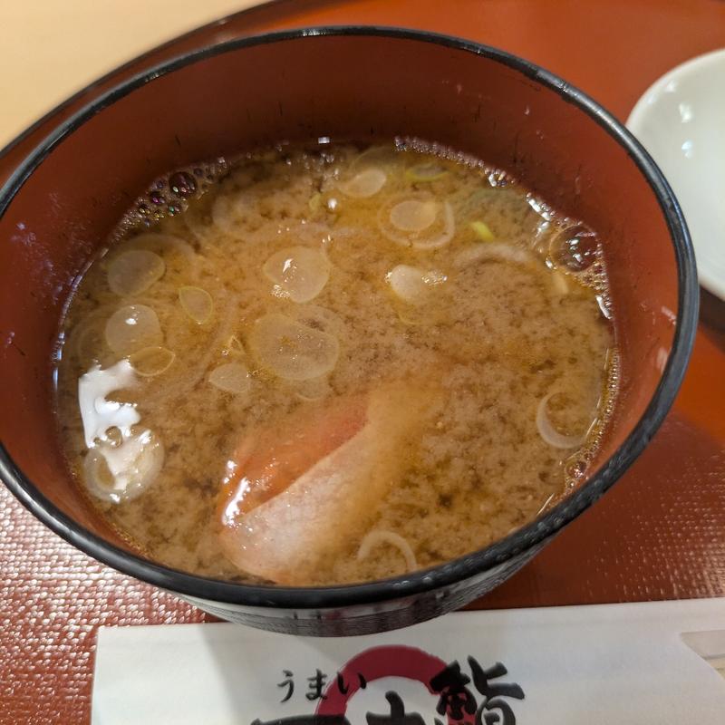 えび汁(うまい一丸鮨 本荘店 （一丸鮨）)