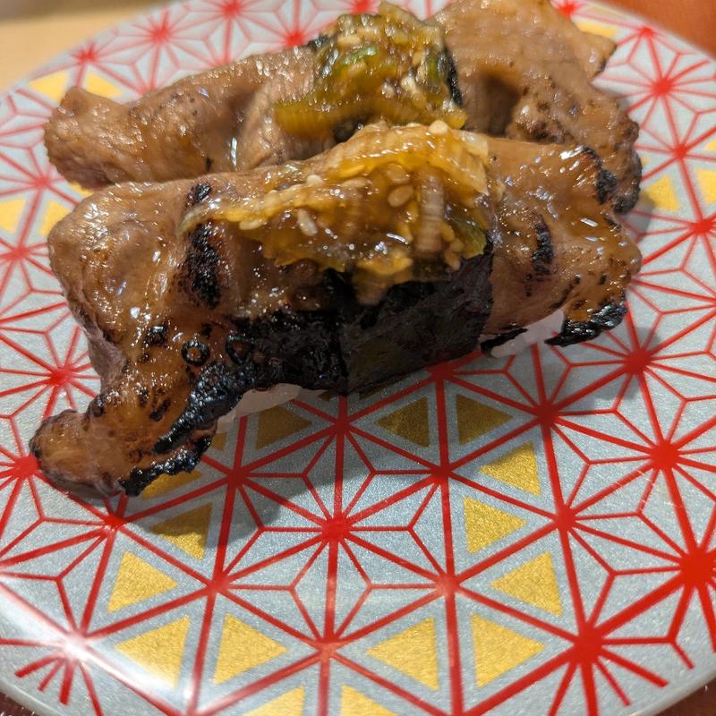 牛肉握り(うまい一丸鮨 本荘店 （一丸鮨）)