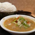 もつ煮込定食　大盛り