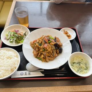 豚肉と木耳の玉子炒めセット(青蓮 新川崎三井ビルディング店)