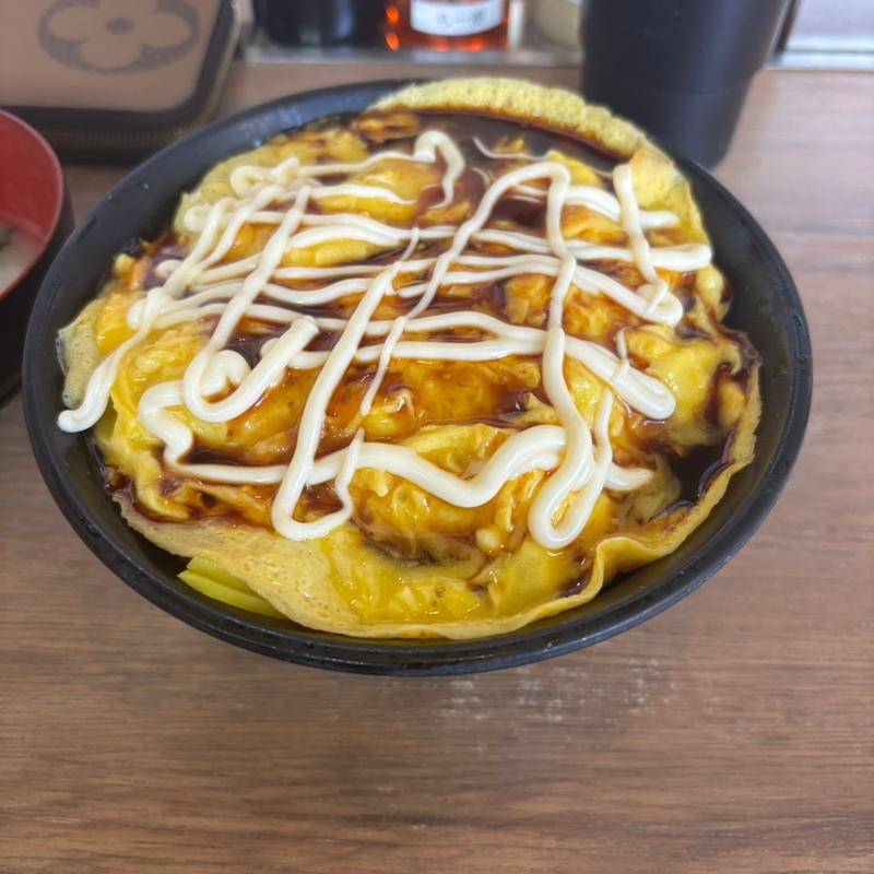 オムスタ丼(伝説のすた丼屋 横浜西口店)