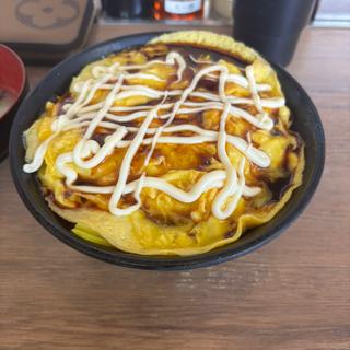 オムスタ丼(伝説のすた丼屋 横浜西口店)