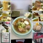 中華そばに海苔とゆで卵(中野 邦ちゃんラーメン)