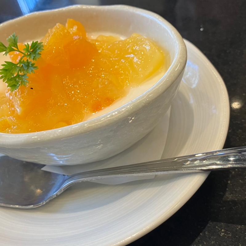 かんきつ杏仁(にぎり長次郎 日進竹の山店)