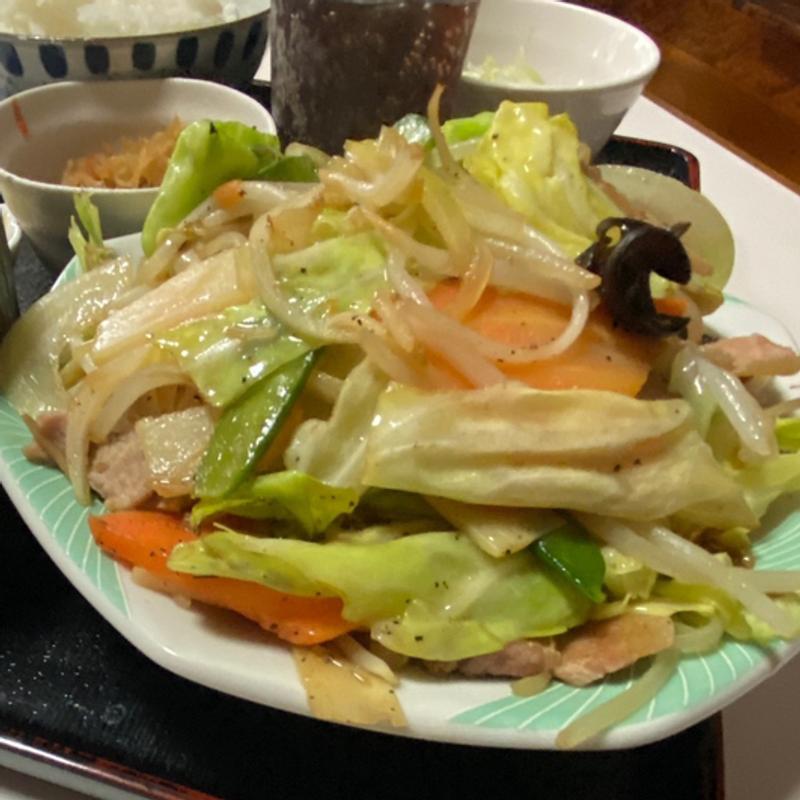 野菜炒め定食(味吉 （アジキチ）)