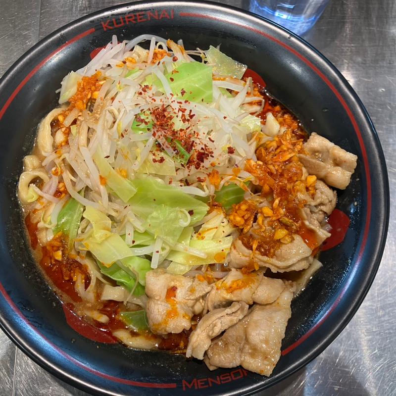 紅らーめん(大盛)(麺創研 紅-KURENAI-)