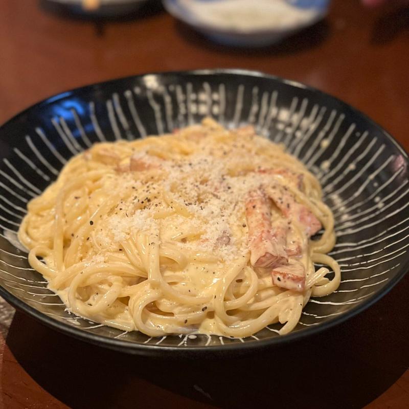 カルボナーラ(ひまわり食堂)