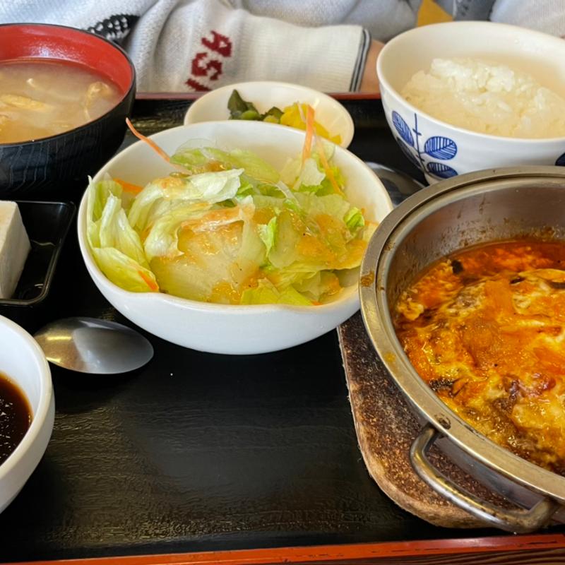 煮込みハンバーグ定食(旨飯処のふうぞ )