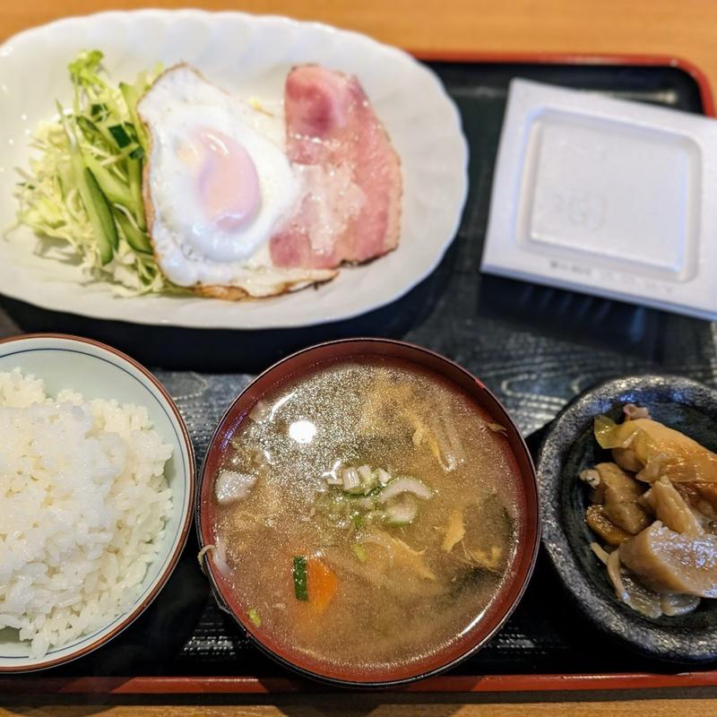 和食朝食(たんぽぽ食堂)