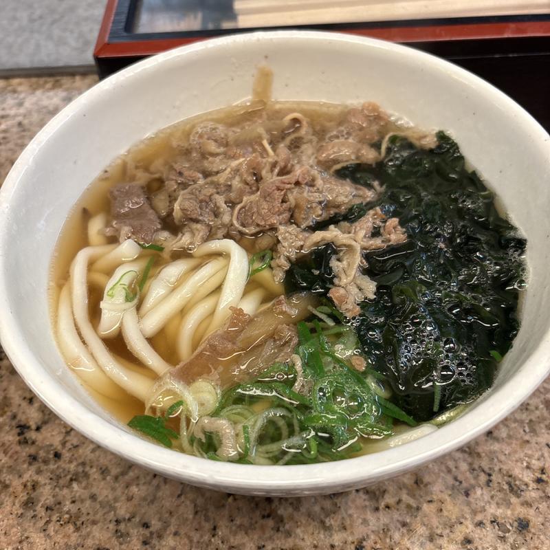 肉ごぼううどん　わかめ(阪神そば 尼崎店)