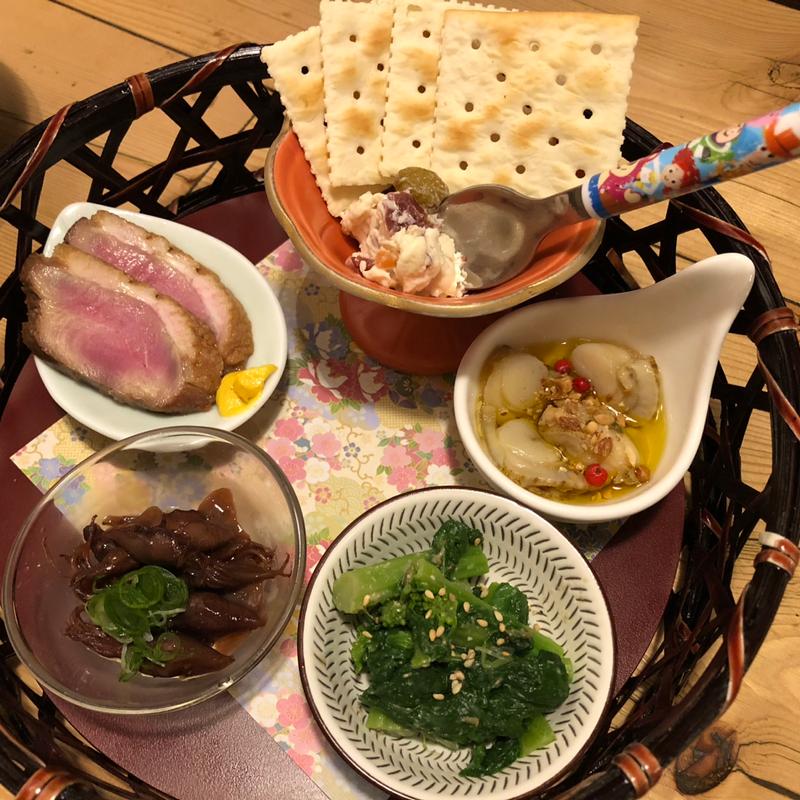 前菜5種盛り合わせ(炭火焼き リリー 渋谷店)