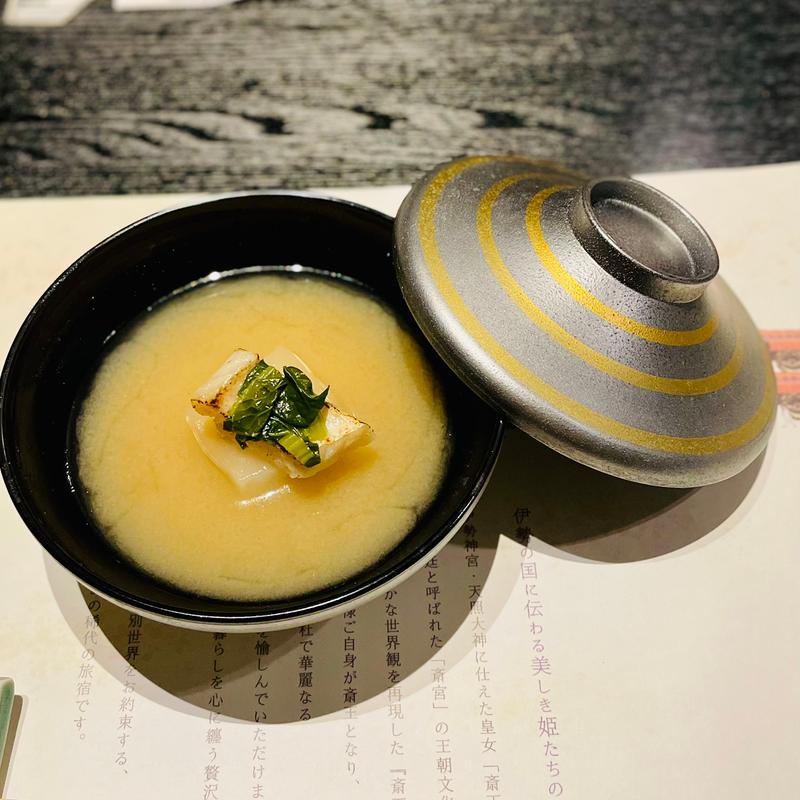 久須姫の膳　百合根豆腐(斎王の宮 )