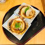 炙りホタテバター醤油焼き(森下酒店 伊勢神宮前店)