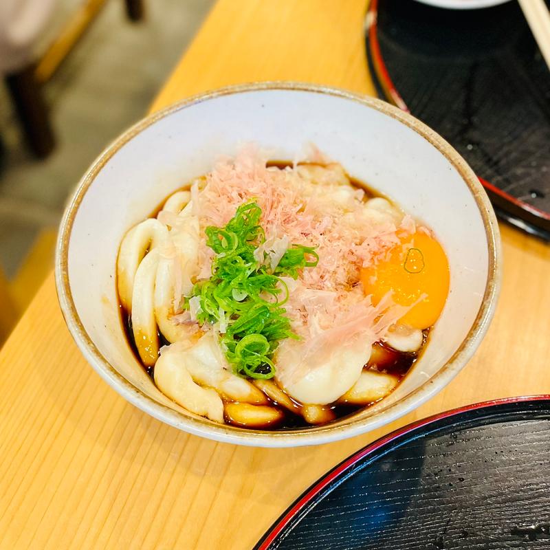月見伊勢うどん(森下酒店 伊勢神宮前店)