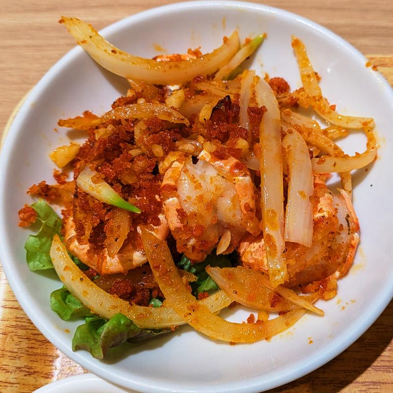 海老のバター炒め(ジャスミンパレス 川崎アゼリア)