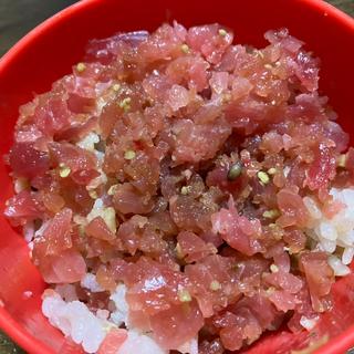 まぐろ丼(喫茶サンルーム)