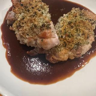 若鶏のパン粉焼き(ビストロ穏屋)