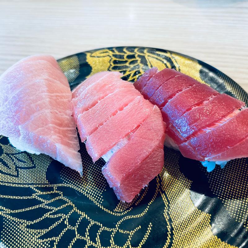 天然南まぐろ三種味比べ(沼津港 海天寿司 一富士丸 ICHIFUJIMARU)