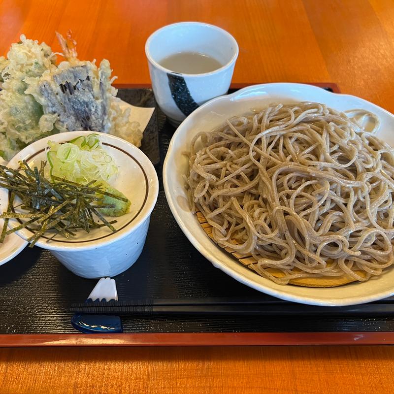 天ざる蕎麦(勝田そば)