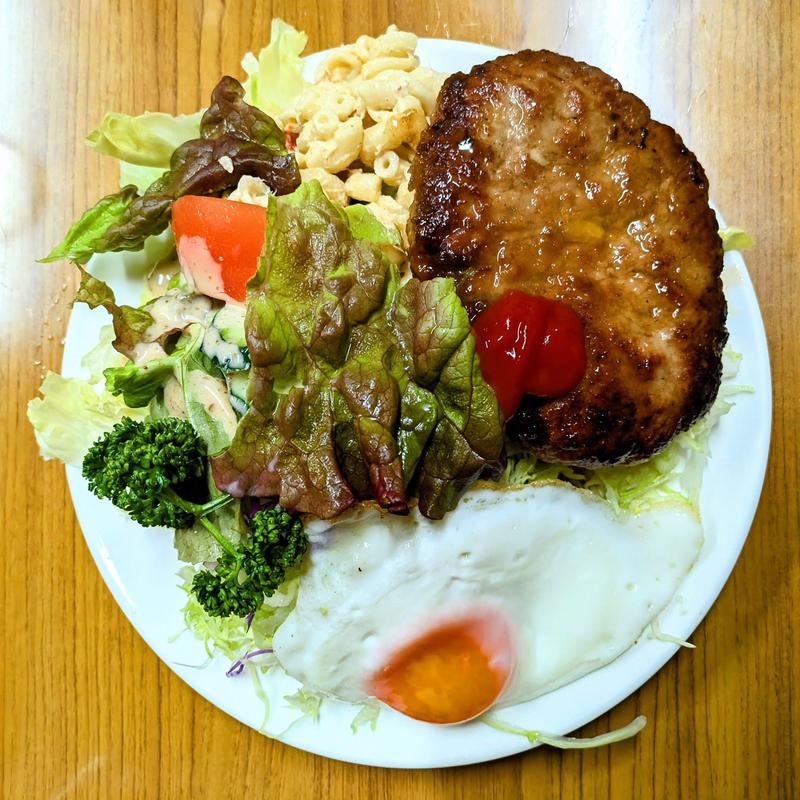 ハンバーグライス 上(味の店 とんかつ 三好弥)