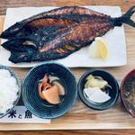 鯖利尻昆布醤油定食(米と魚)