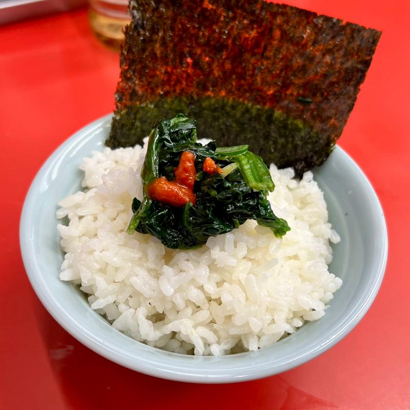 半ライス(ラーメン山岡家 新すすきの店)