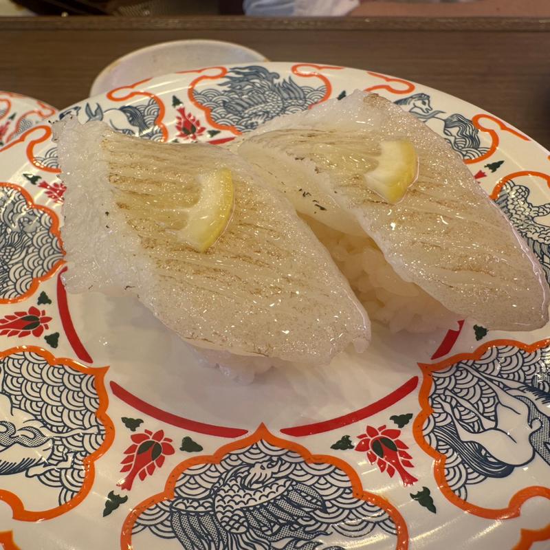 炙りえんがわ(地魚回転すし 小田原港)