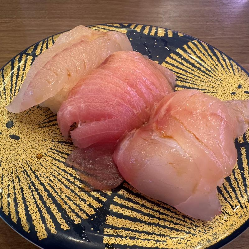 本日の地魚3種(地魚回転すし 小田原港)