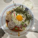 烈火ひっぱり混ぜそば(山系無双 烈火 天満橋店)