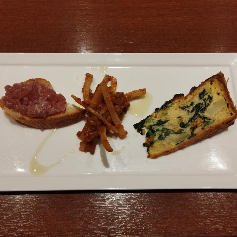 おまかせランチコース(前菜3種盛り合わせ)(イルバッコ)