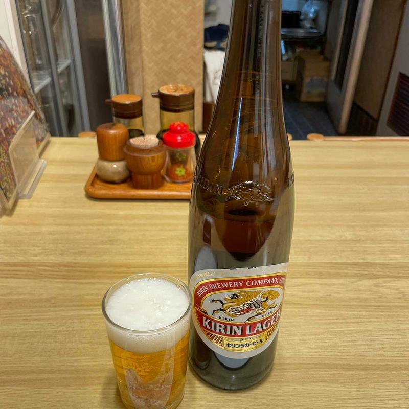 ビール大瓶(一福食堂)