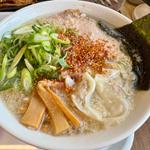 九条ねぎラーメン＋ワンタン(京都らーめん きわみ亭)