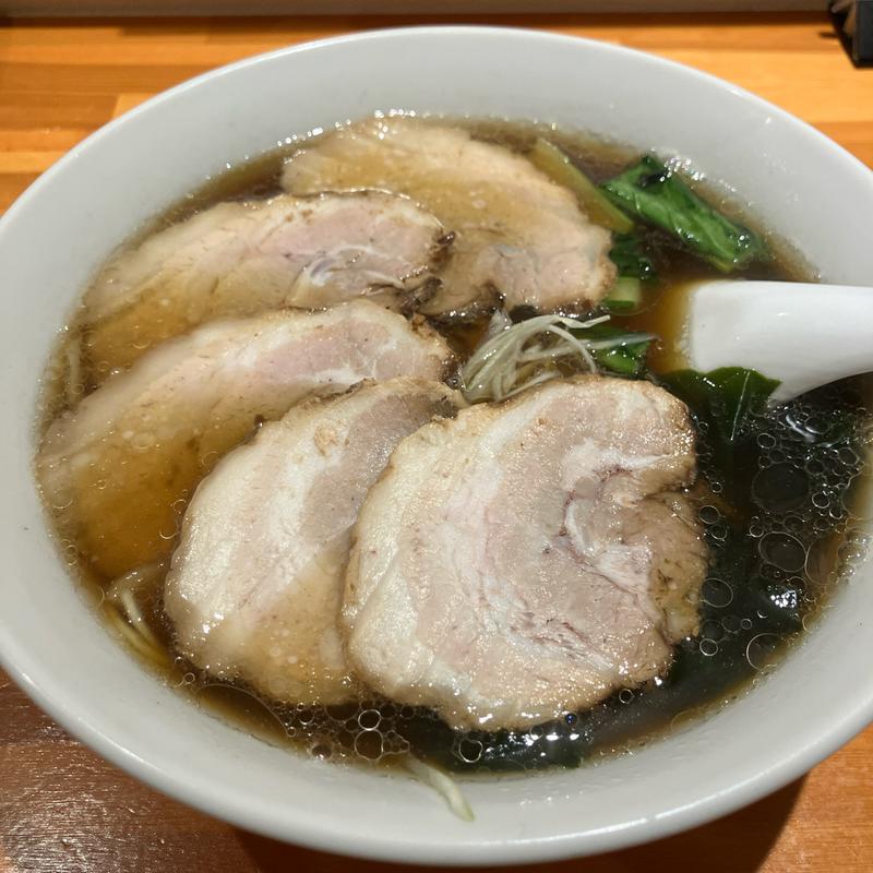 醤油チャーシュー麺(中華 有昌)