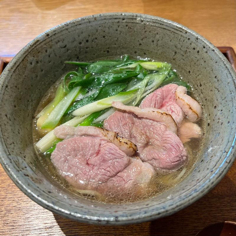 鴨南蛮(手打ちそば 紫雲仙)