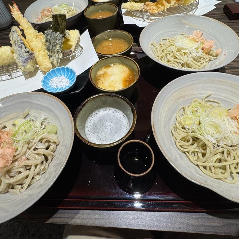 天ぷらつきおろしざんまい(蕎麦 やすたけ)