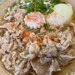 肉そば 温泉玉子