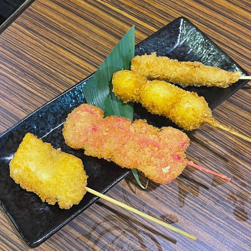 串カツ盛り合わせ(居酒屋 べんてんさん )