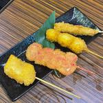 串カツ盛り合わせ