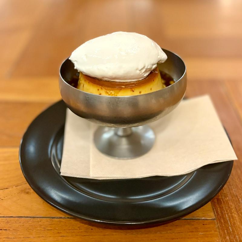 自家製のプディング(100本のスプーン東京都現代美術館店)