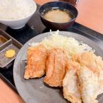 とり天 合盛り定食(からやま 寝屋川宇谷店)