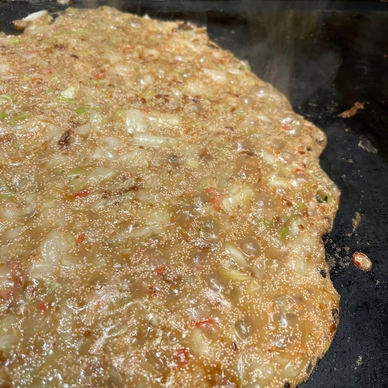 明太餅もんじゃ(豊洲 千客万来)