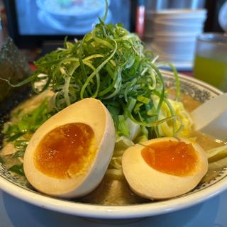 野菜肉そば味玉入り