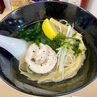 限定特製牡蠣ラーメン(らぁ麺 琥珀)
