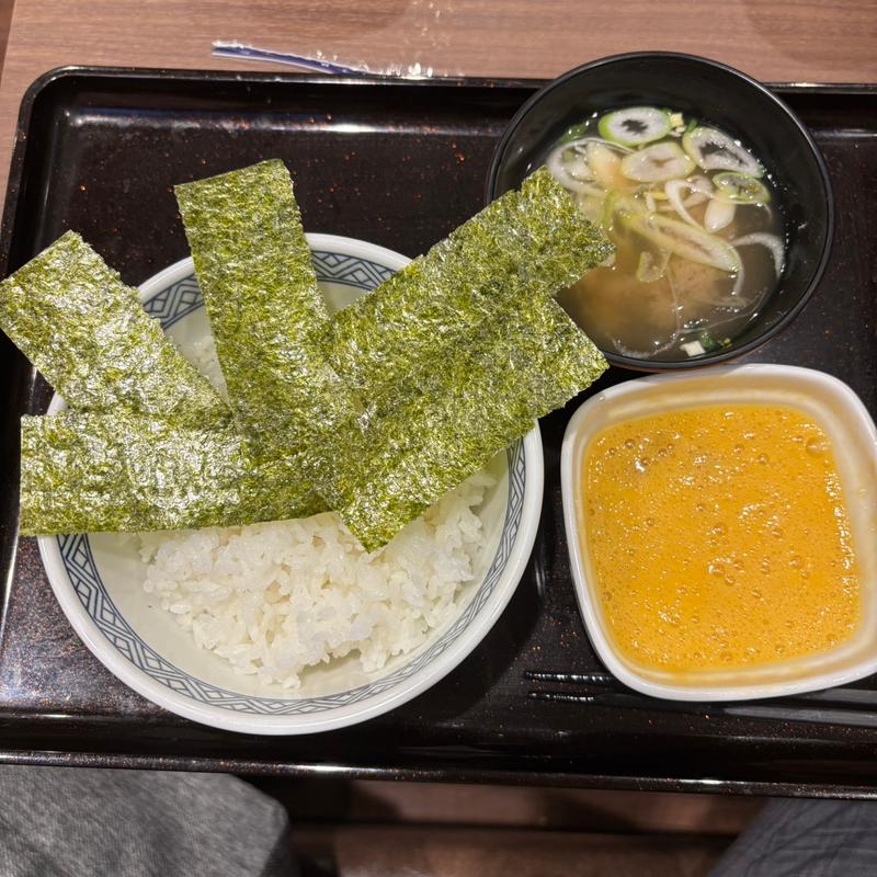 納豆定食(吉野家 京成青砥駅前店)