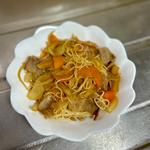 生姜焼き風そうめんチャンプルー(ベルクス 東墨田店)