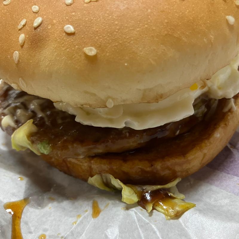 炭火焼風味てりたまバーガー(マクドナルド 南海難波駅中央口店)